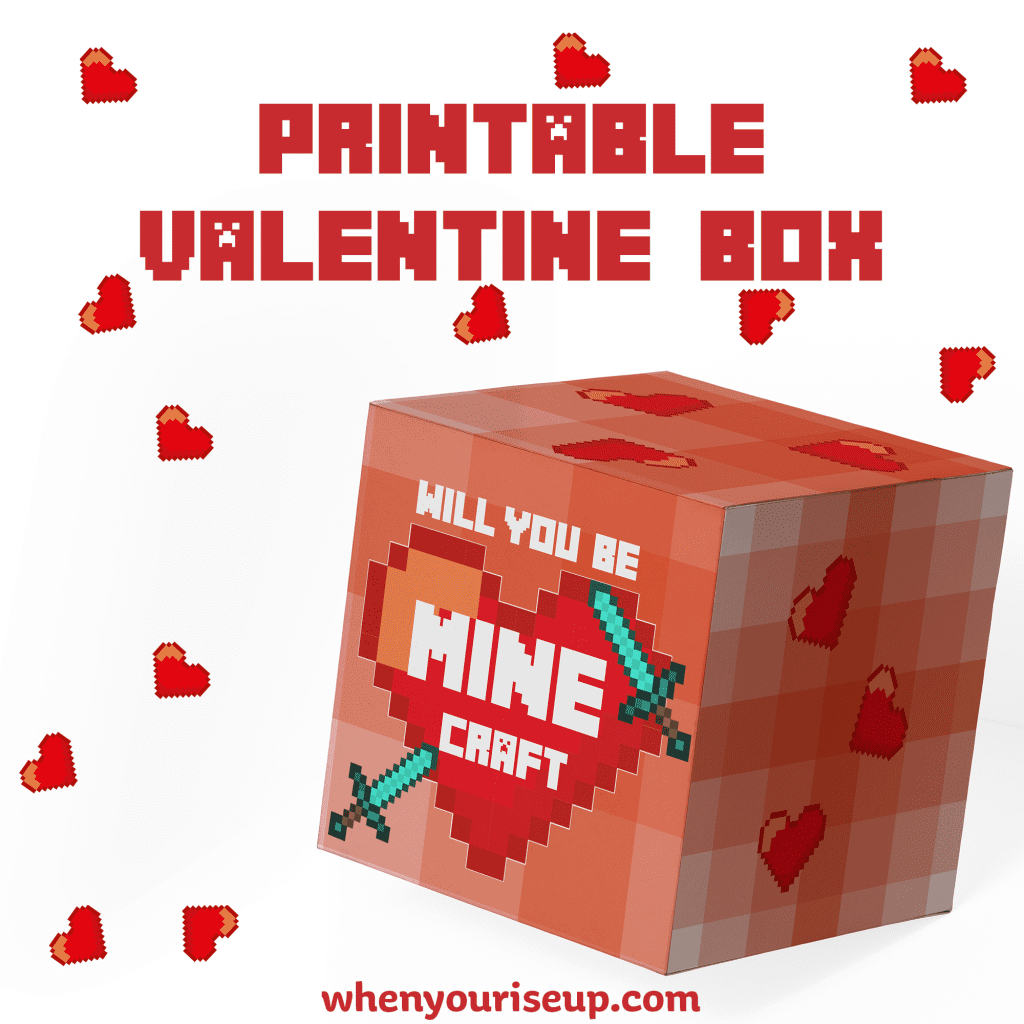 Adolescenti Bullone Gallone Minecraft Box Printable Piano Di Vendita 