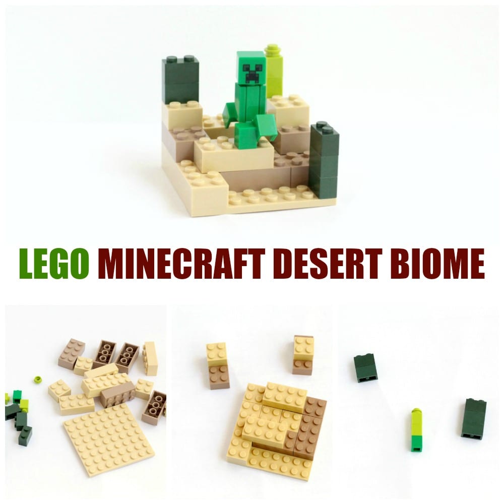 Minecraft Inspired Lego Desert Biome Skrafty