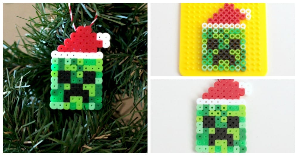 Minecraft-Inspired Creeper Ornaments