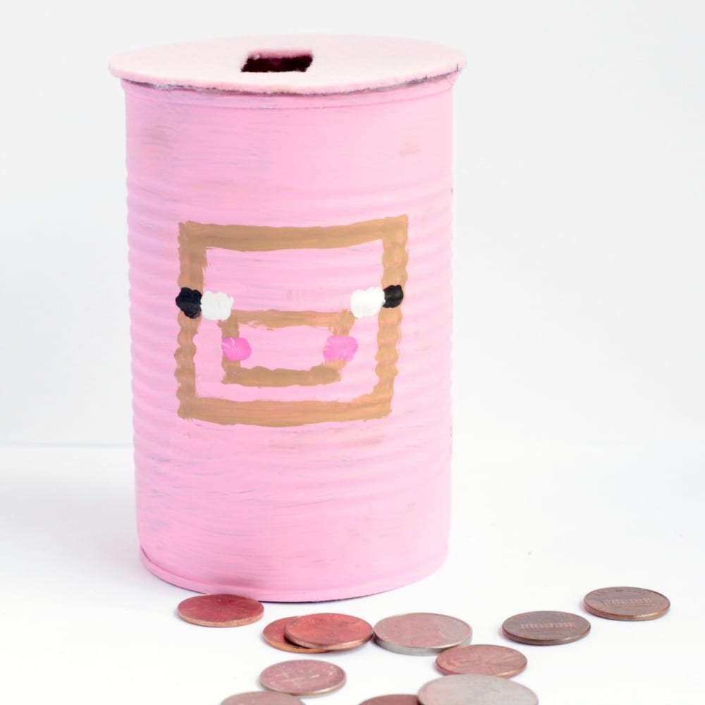 Minecraft Piggy Bank SKrafty