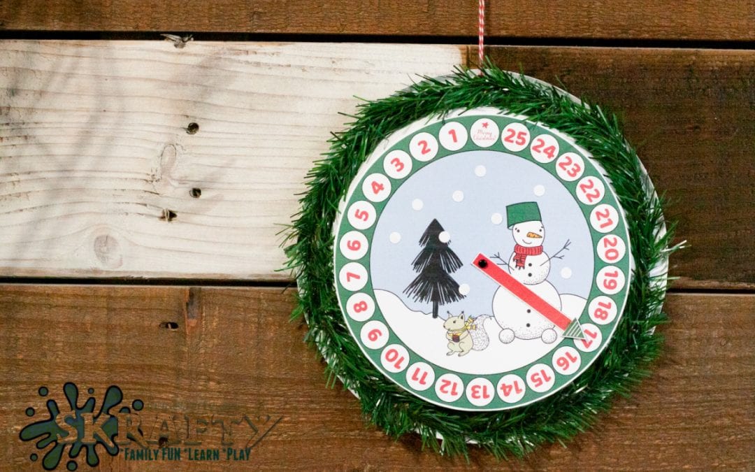 Free Printable Countdown to Christmas Clock + a $500 PayPal Giveaway