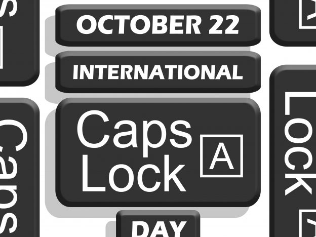 Celebrate International Caps Lock Day course image