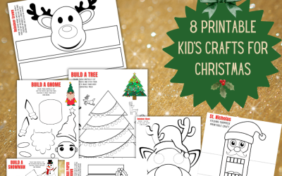 Merry Makers: 8 FREE Printable Christmas Crafts for Kids – PLUS a GIVEAWAY!